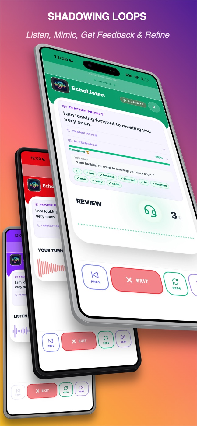 Shadowing loop in light mode